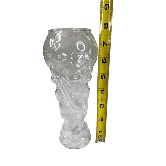 NIB FIFA WORLD CUP TROPHY BEER GLASS SOCCER FOOTBALL 2022 QATAR USA Lot of TWO - Picture 6 of 10